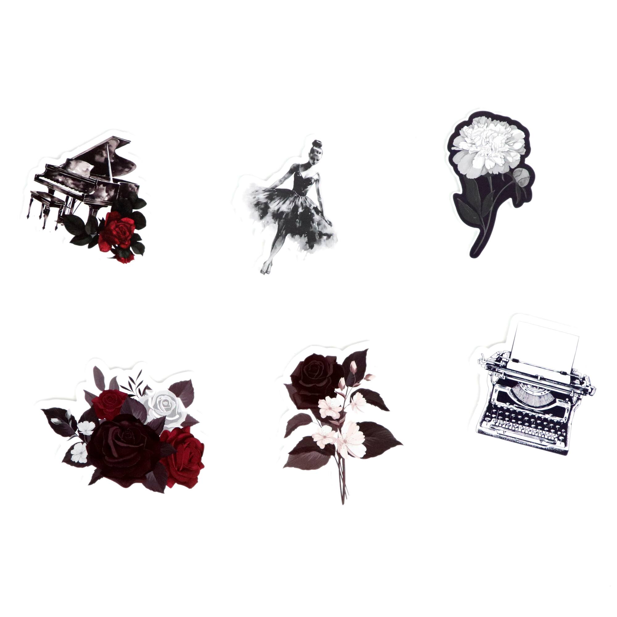 Bordeaux Vinyl Die-Cut Stickers by Recollections™